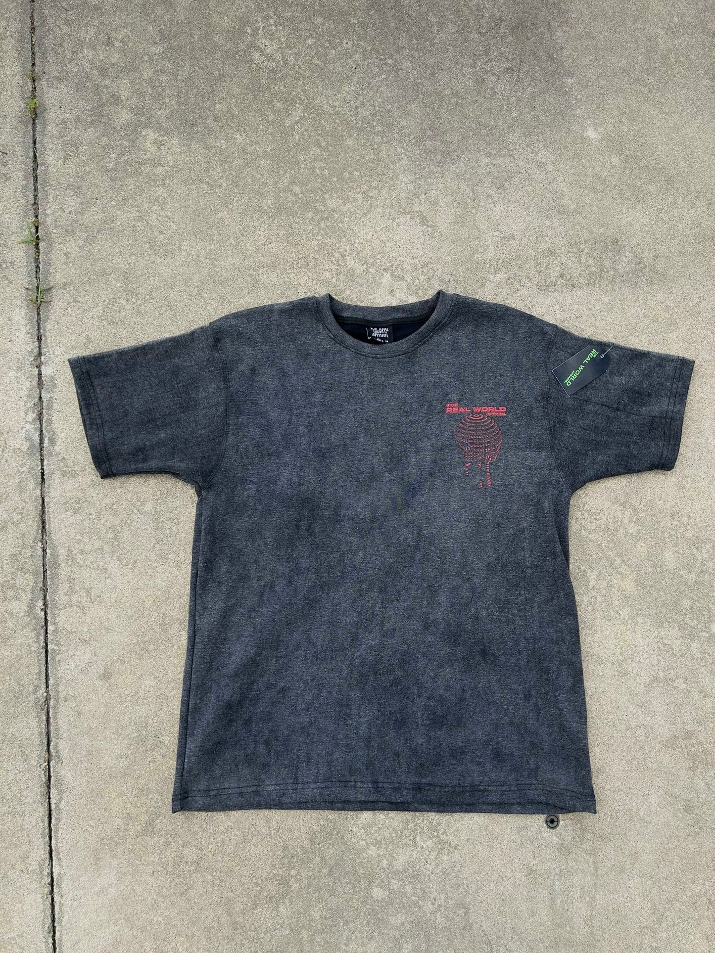 "Red Pill" Acid Washed T-Shirt