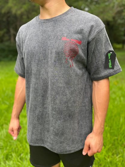 "Red Pill" Acid Washed T-Shirt