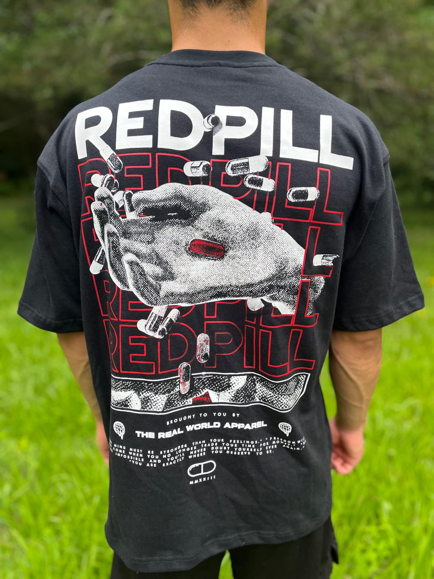 "Red Pill" Black T-Shirt